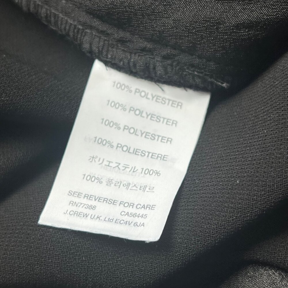 J Crew Joggers Size 8 Sydney Pull On Pants Elastic Waist Black Active Polyester - Picture 5 of 12